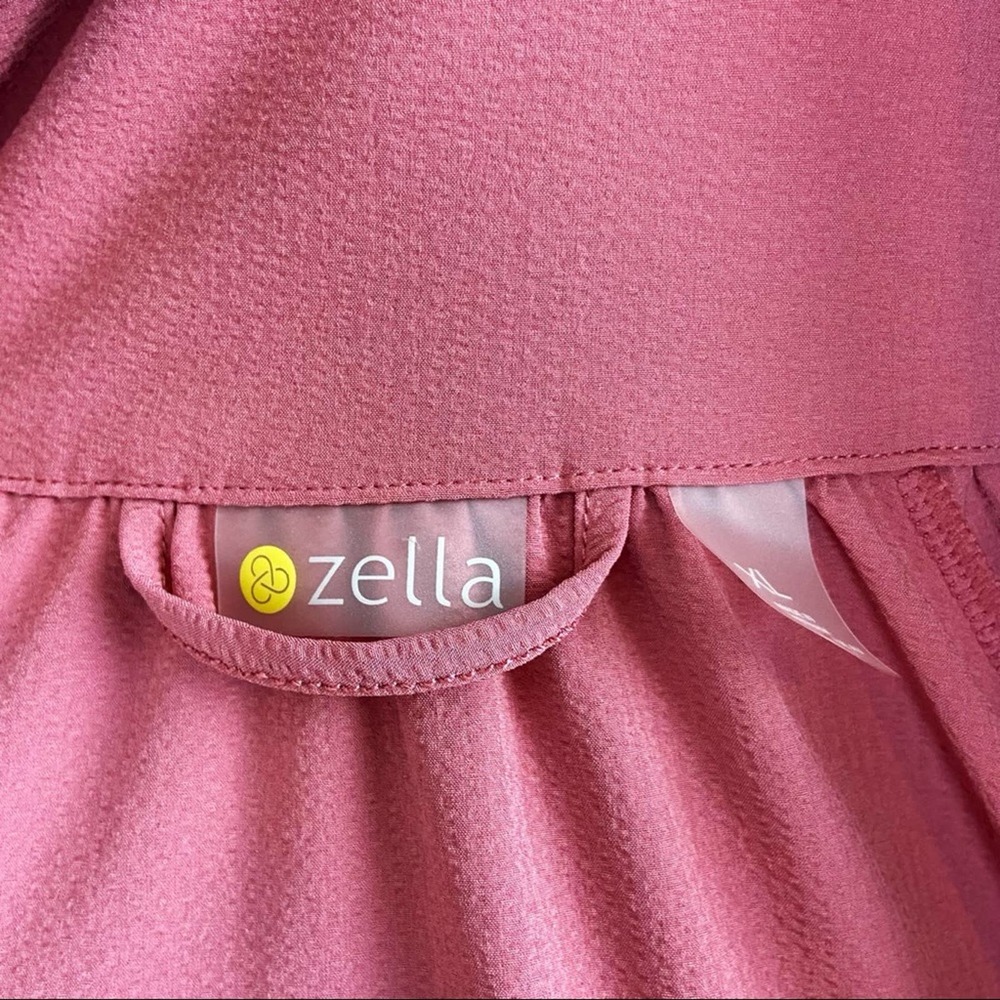 Zella Jacket Zip Up Athletic Mauve Pink Long Sleeve Lightweight Size XL - Picture 7 of 7